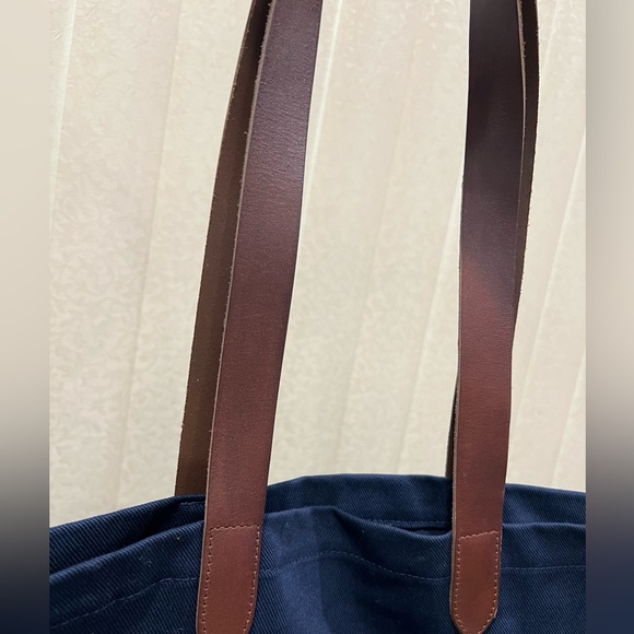 NEW Polo Ralph Lauren Polo Bear American flag sweater Navy Tote Bag - Picture 11 of 13